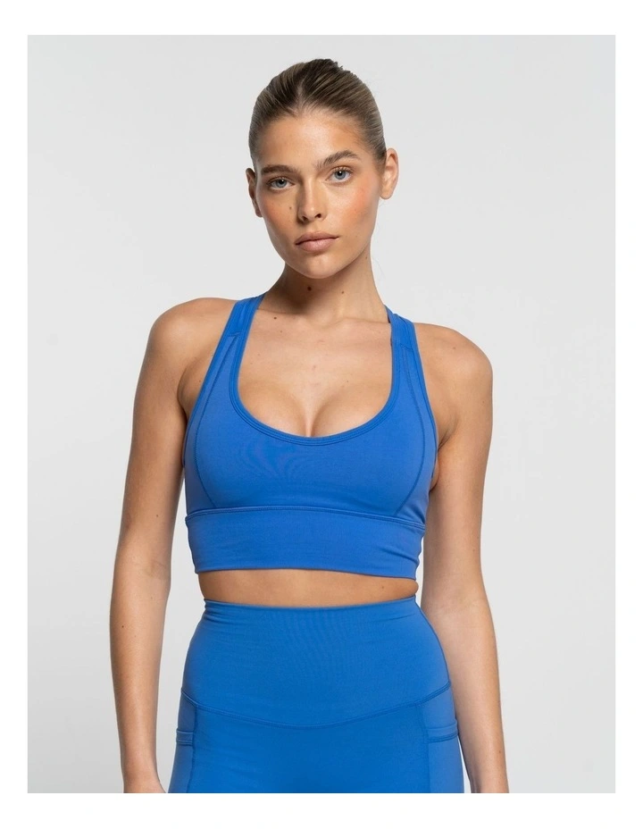 Classic Crop Top in Electric Blue image 1