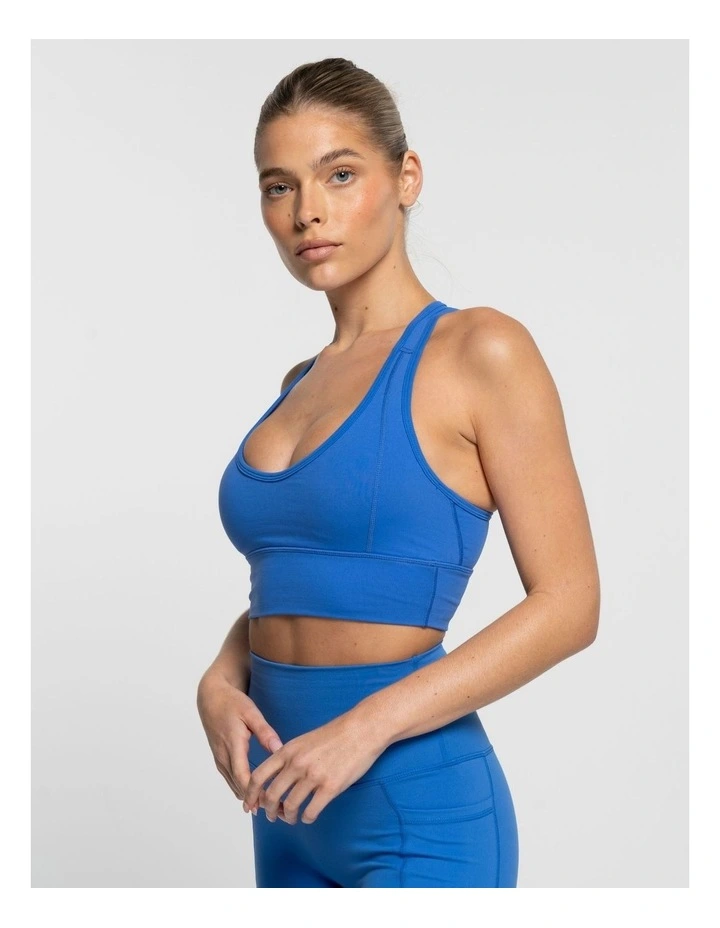 Classic Crop Top in Electric Blue image 3