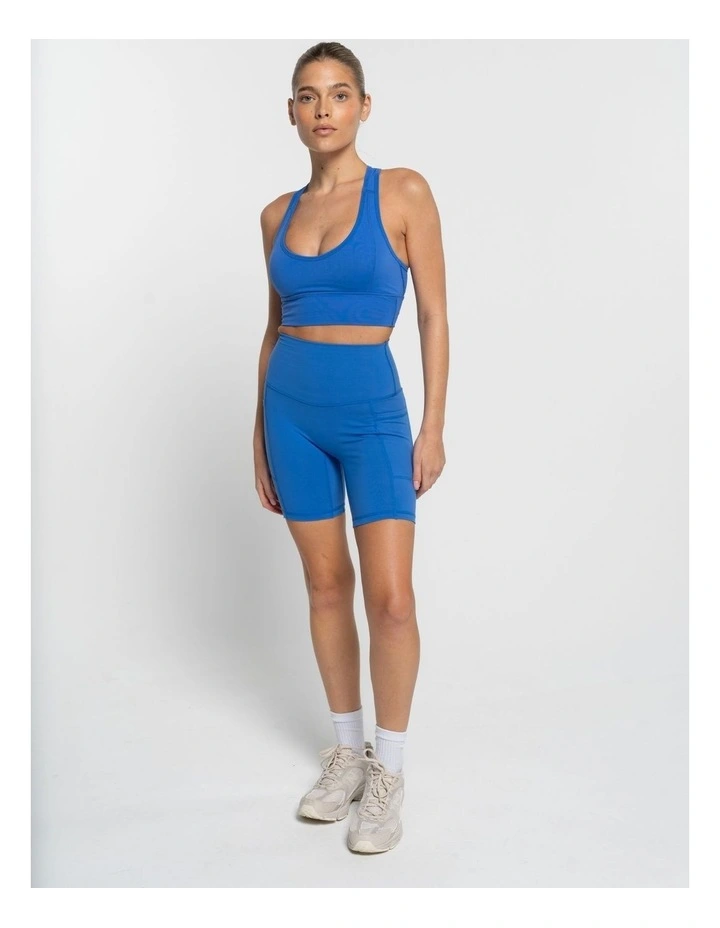Classic Crop Top in Electric Blue image 4