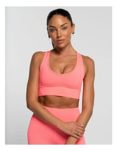 Classic Crop Top in Bright Pink