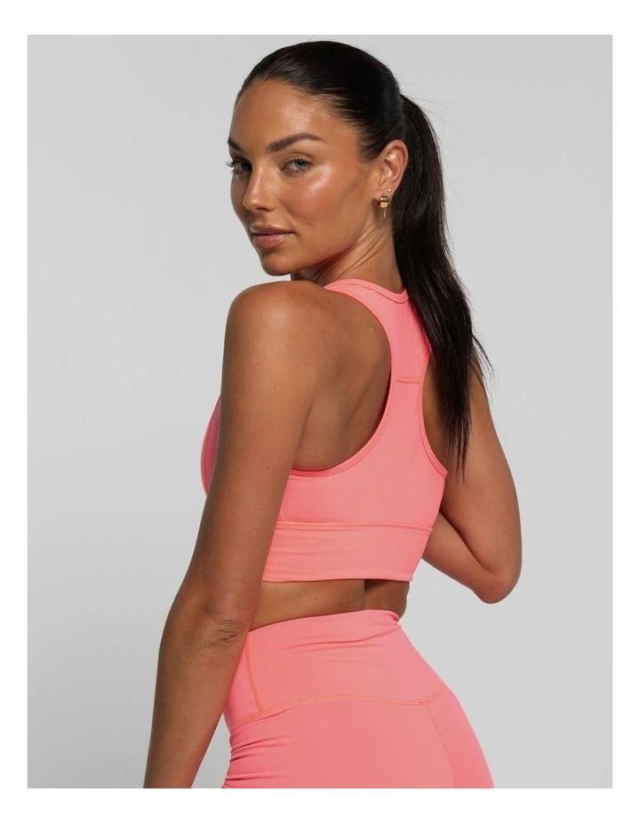 Classic Crop Top in Bright Pink image 2