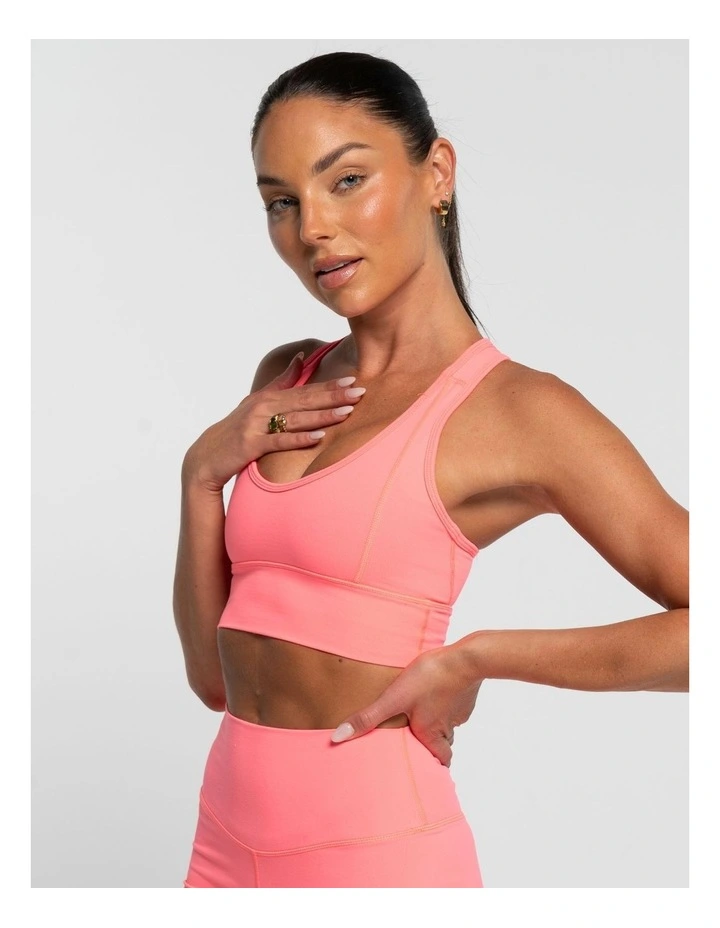 Classic Crop Top in Bright Pink image 3