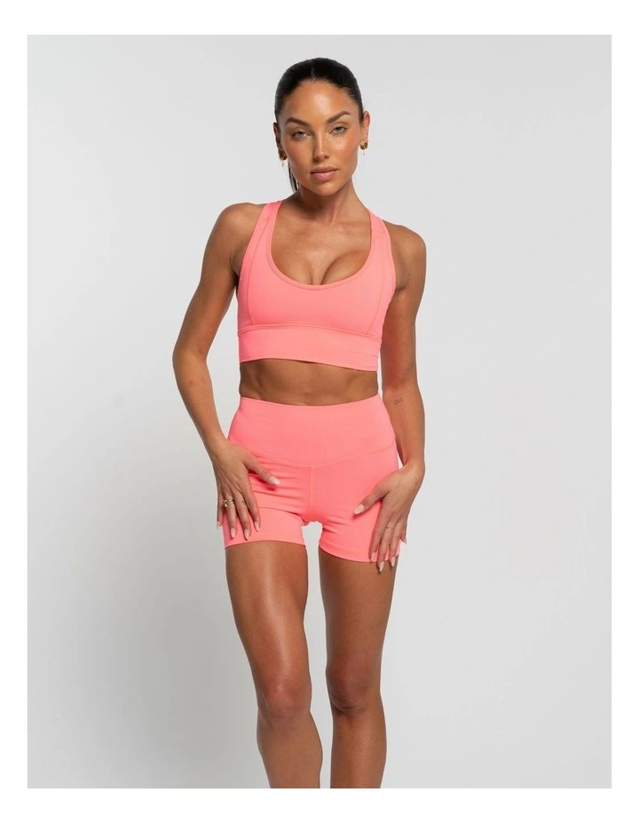 Classic Crop Top in Bright Pink image 4