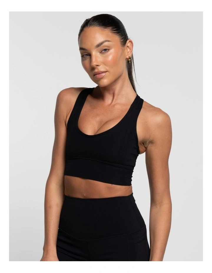 Classic Crop Top in Onyx image 1