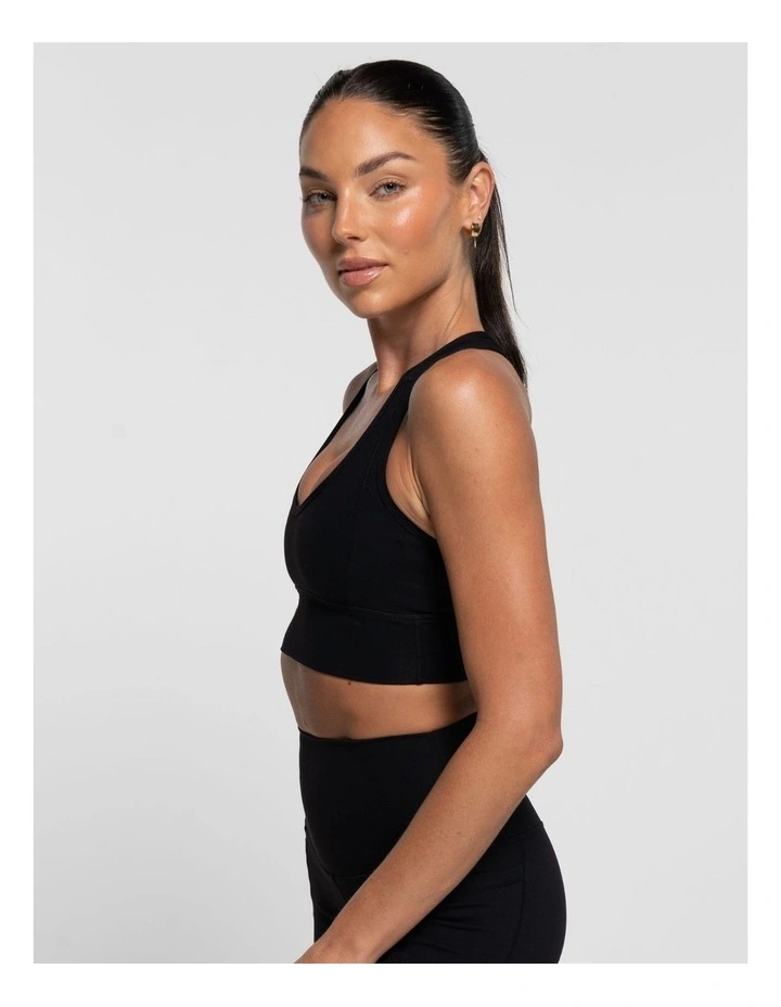 Classic Crop Top in Onyx image 3