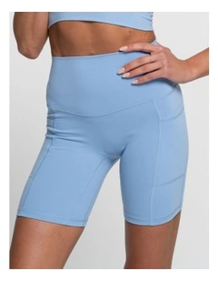 Bike Short in Sky Blue
