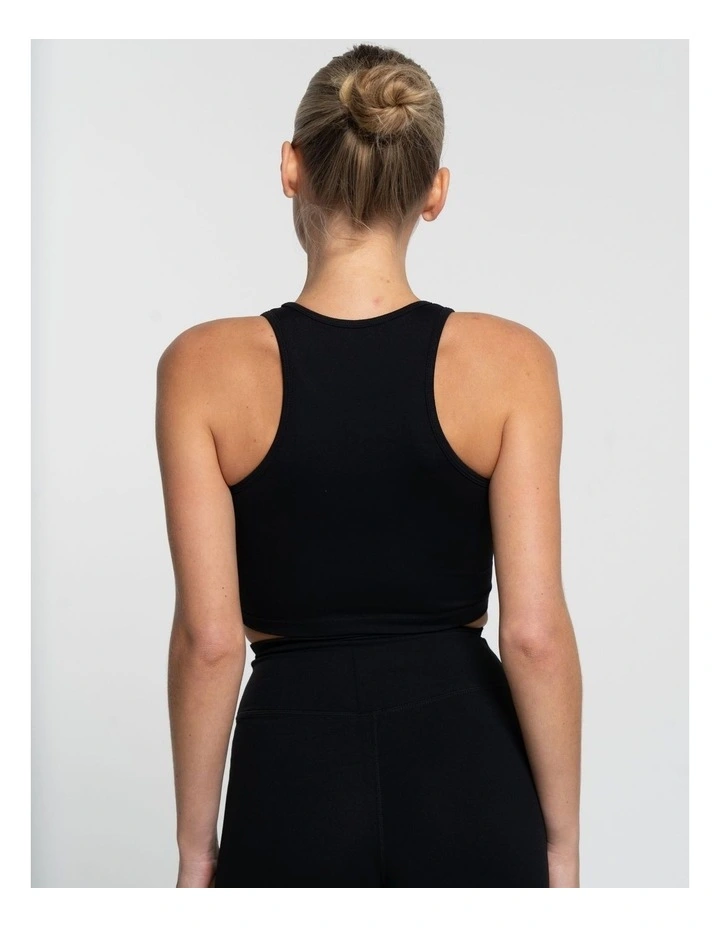 Cropped Tank in Onyx image 2