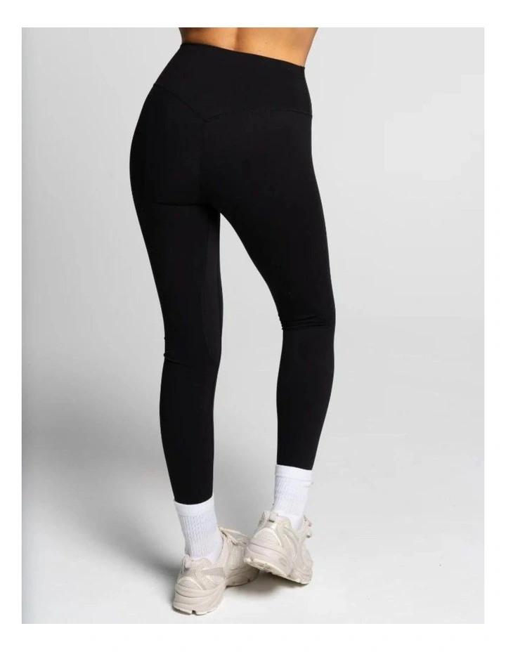 Not Your Basic Leggings in Onyx (Invisible Scrunch) image 2