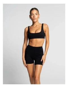 Not Your Basic Shorts in Onyx (Invisible Scrunch)