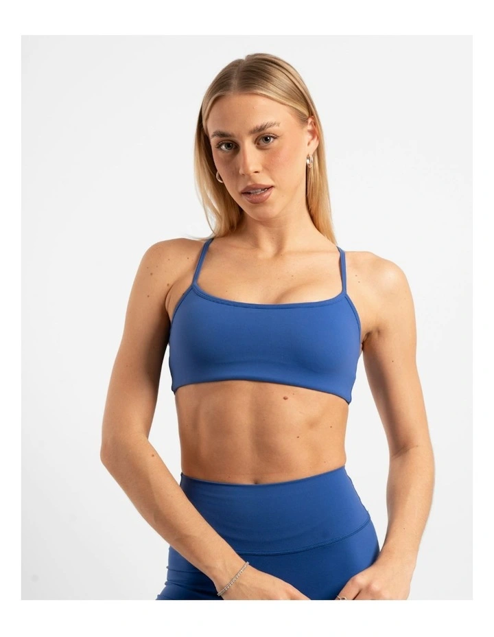 Olympia Crop in Riviera Blue image 1