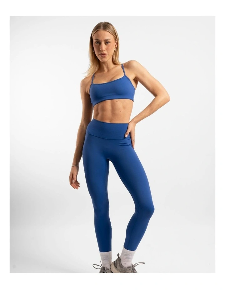 Olympia Crop in Riviera Blue image 3
