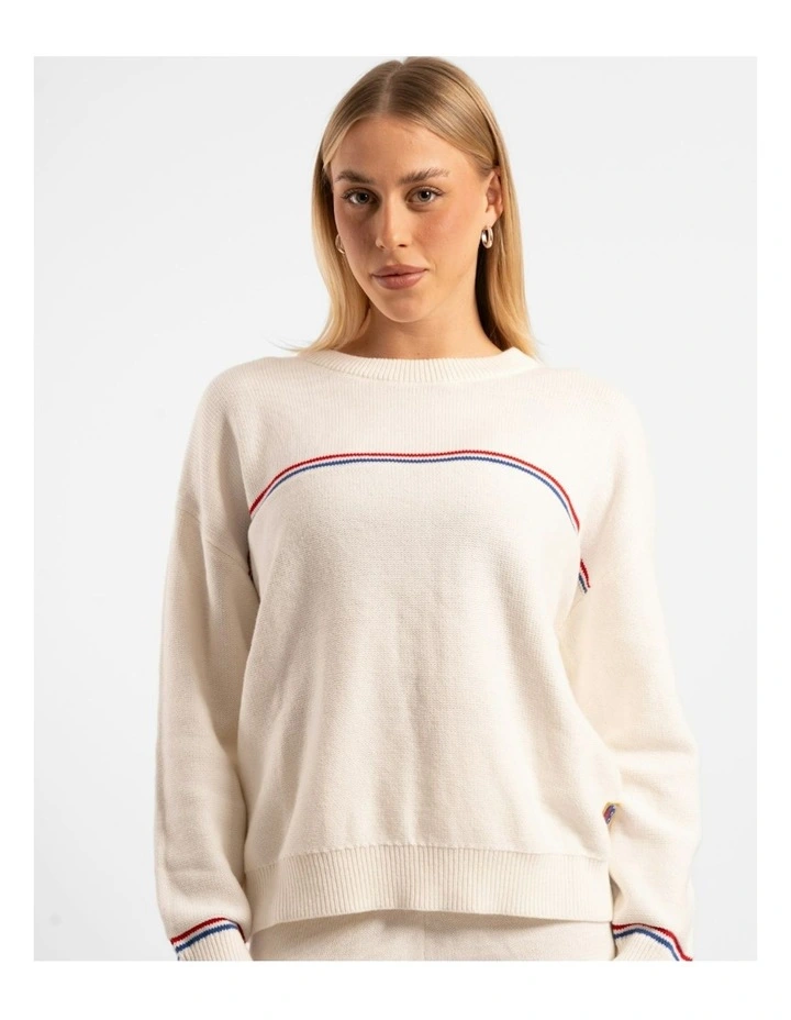 Olympia Knit Jumper in Off-White image 1