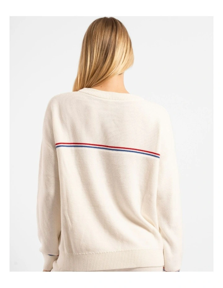 Olympia Knit Jumper in Off-White image 4