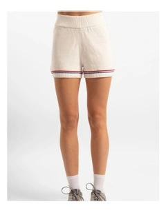 Olympia Knit Short in Off-White