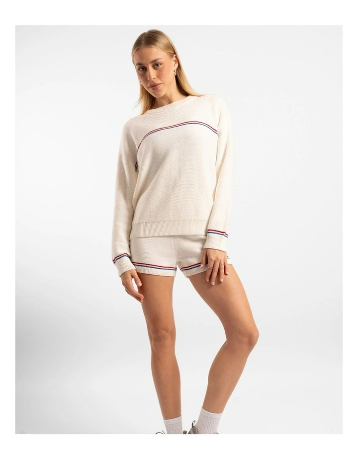 Olympia Knit Short in Off-White image 4