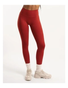 Not Your Basic Leggings in Cherry Red