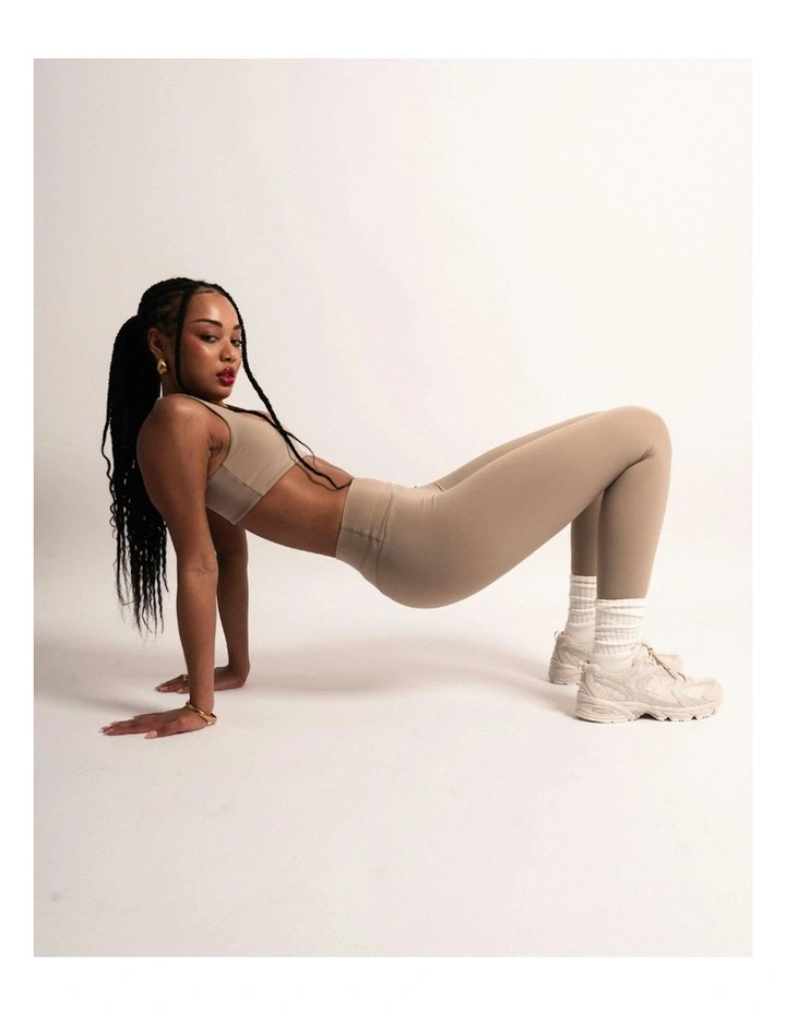 Not Your Basic Leggings in Latte image 4