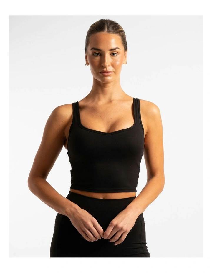 Contour Tank in Black image 1
