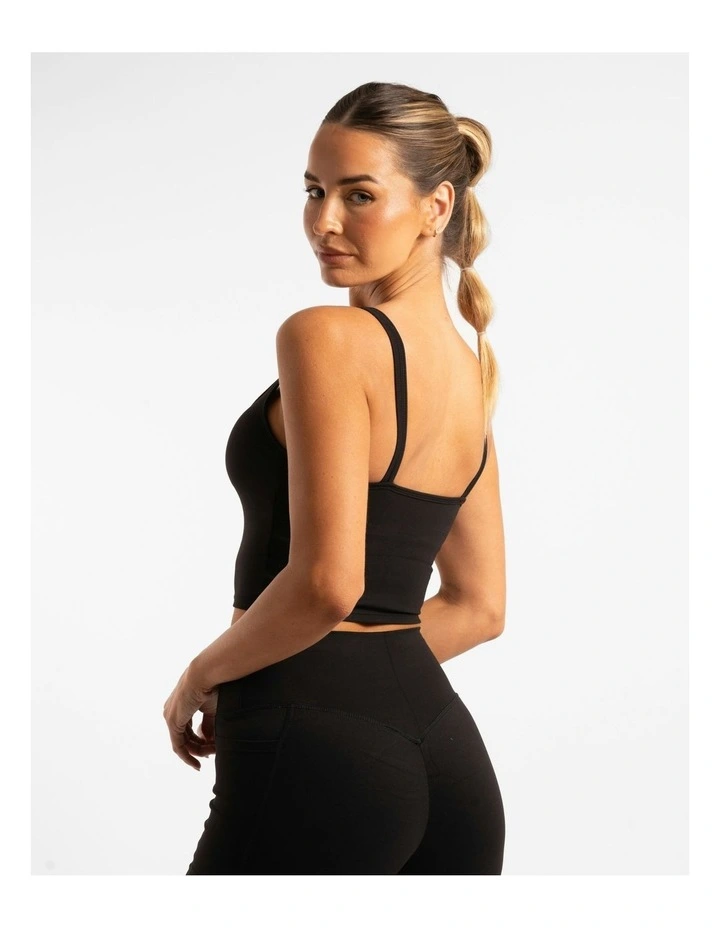 Contour Tank in Black image 3