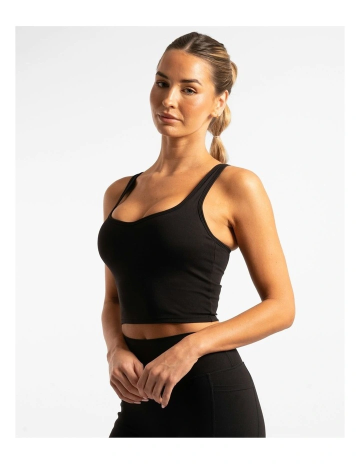Contour Tank in Black image 4