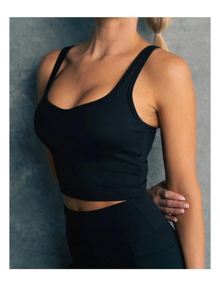 Contour Tank in Black image 6