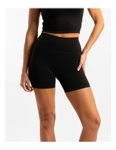 Not Your Basic Pocket Short in Black