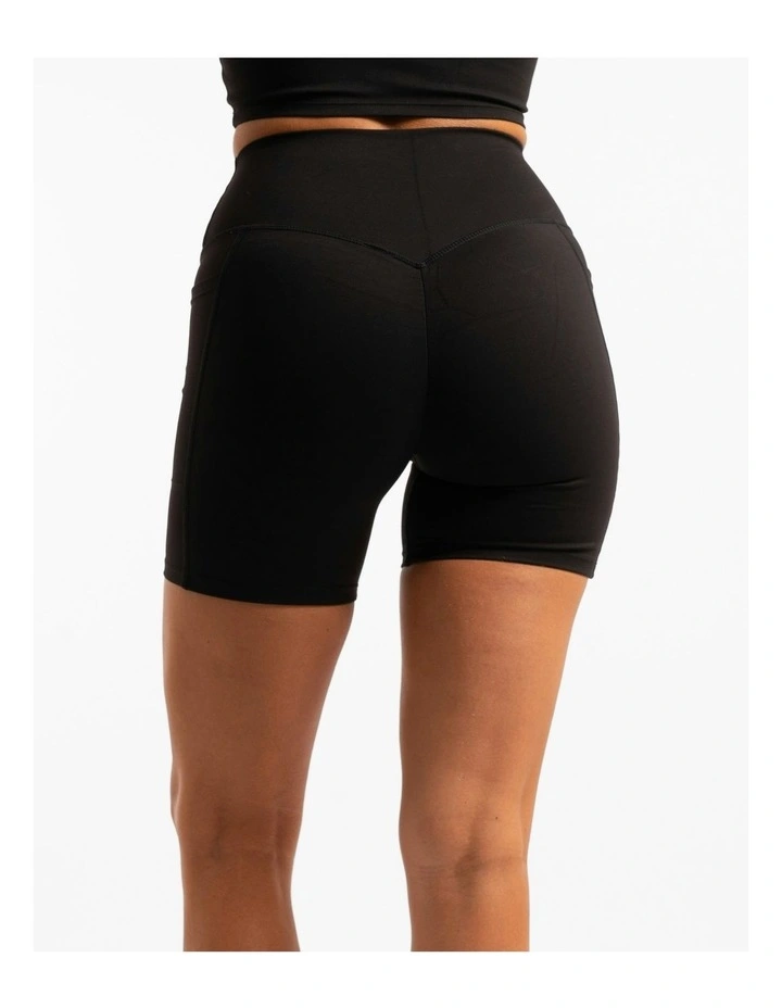 Not Your Basic Pocket Short in Black image 2