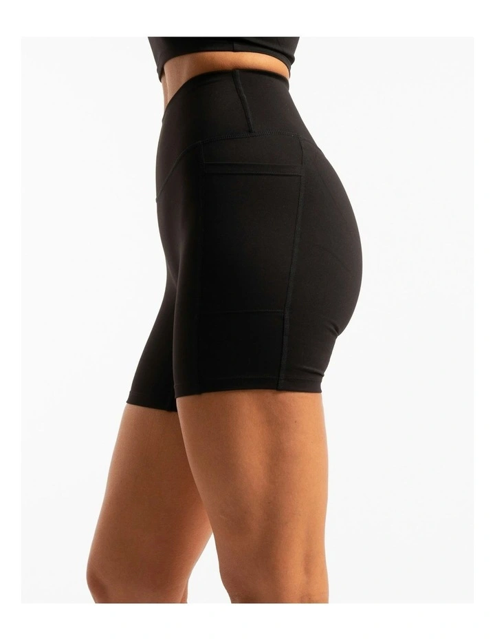 Not Your Basic Pocket Short in Black image 3