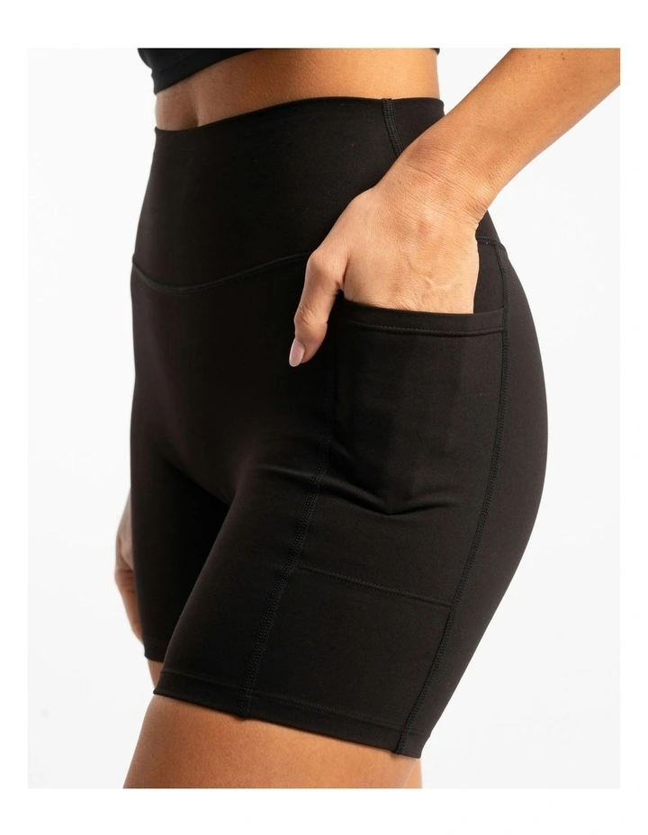 Not Your Basic Pocket Short in Black image 4