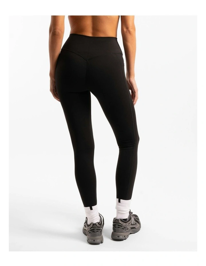 Not Your Basic Pocket Legging in Black image 2