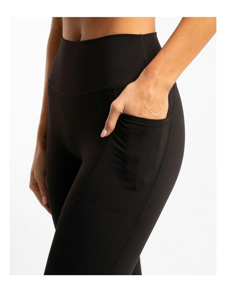 Not Your Basic Pocket Legging in Black image 3