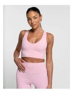 Classic Crop in Baby Pink