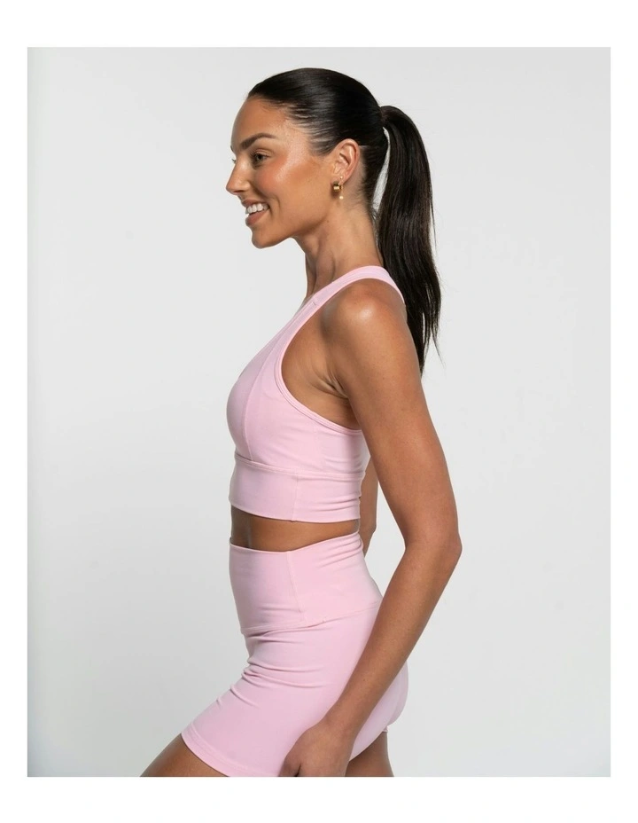Classic Crop in Baby Pink image 3