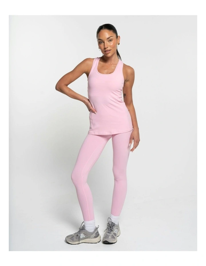Racer Tank in Baby Pink image 4