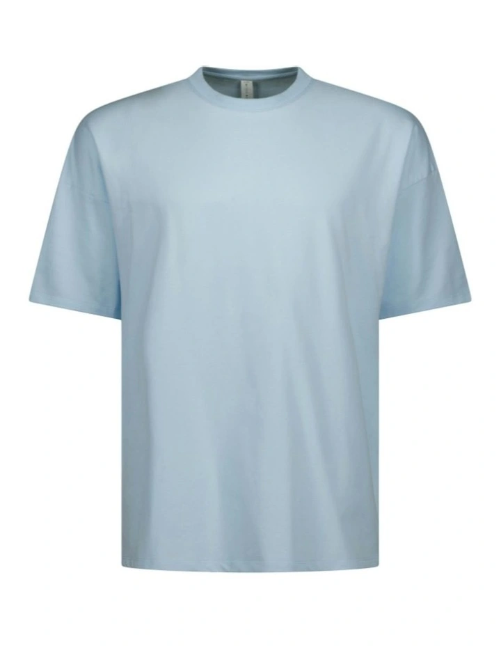 Luxe Oversized Tee in Sky Blue image 5