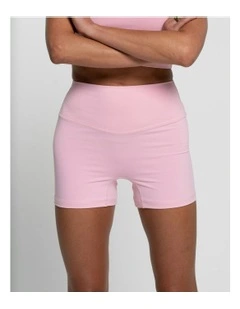High Rise Shorts 2.0 in Baby Pink