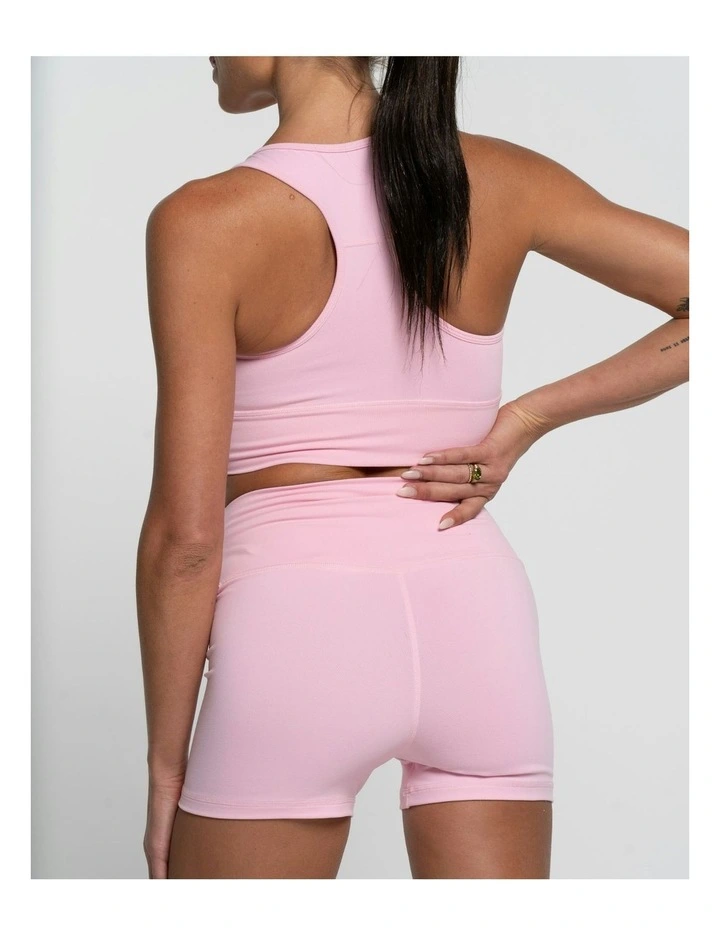 High Rise Shorts 2.0 in Baby Pink image 2