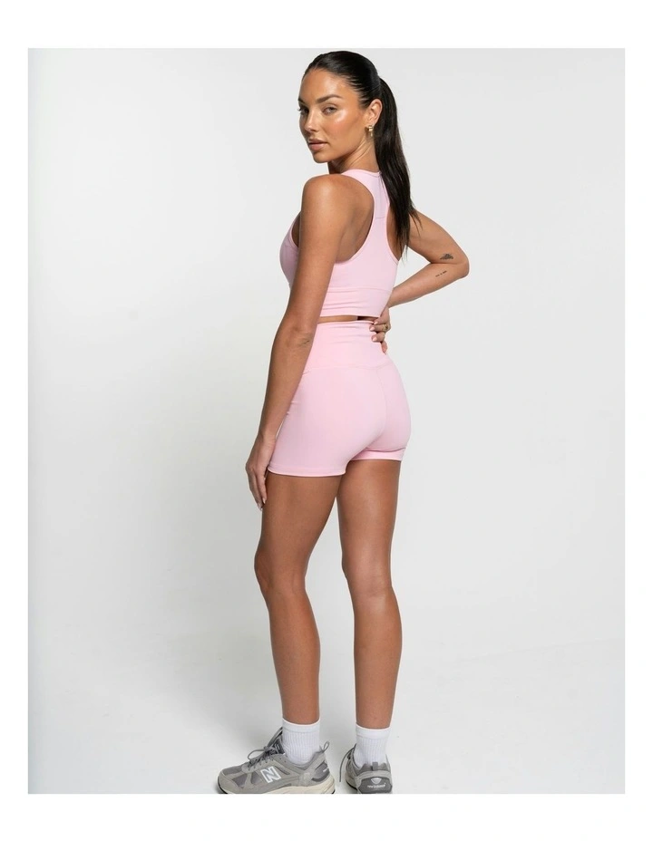 High Rise Shorts 2.0 in Baby Pink image 5