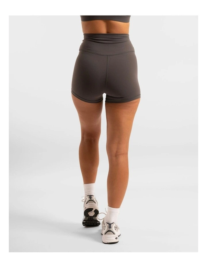 High Rise Shorts 2.0 in Charcoal image 3