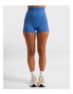 High Rise Shorts 2.0 in Electric Blue