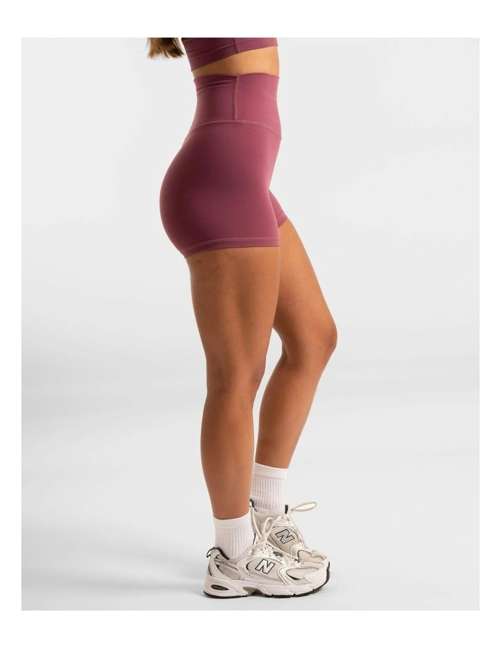 High Rise Short 2.0 in Merlot image 3
