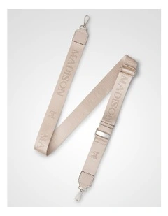 Monogram Bag Strap in Beige