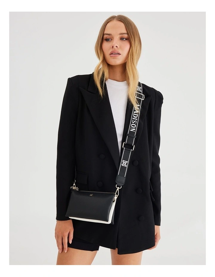 Monogram Stripe Bag Strap in Multi image 2