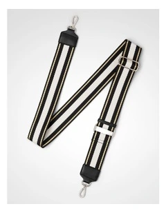 Metallic Stripe Bag Strap in Multi