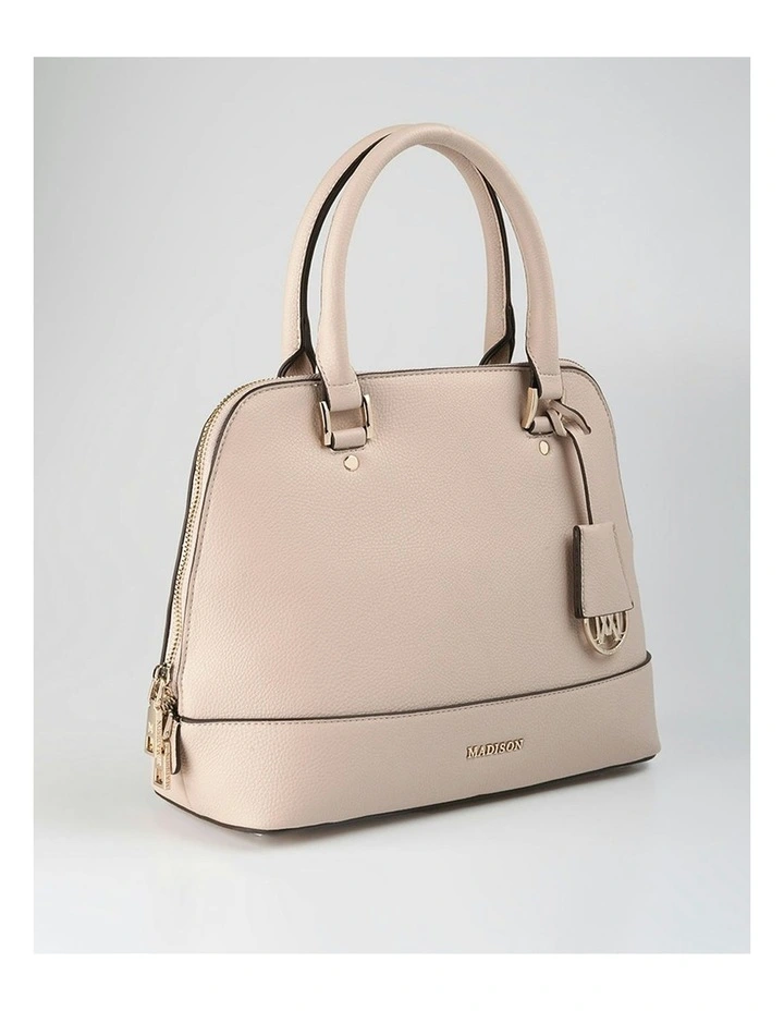 Grace Satchel, Wallet & Mini Coinpurse Giftbox in Beige image 3