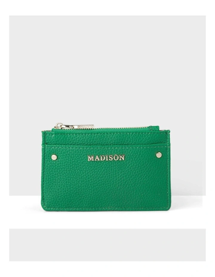 Stripe Keychain & Cardholder Wallet Giftbox in Green image 2