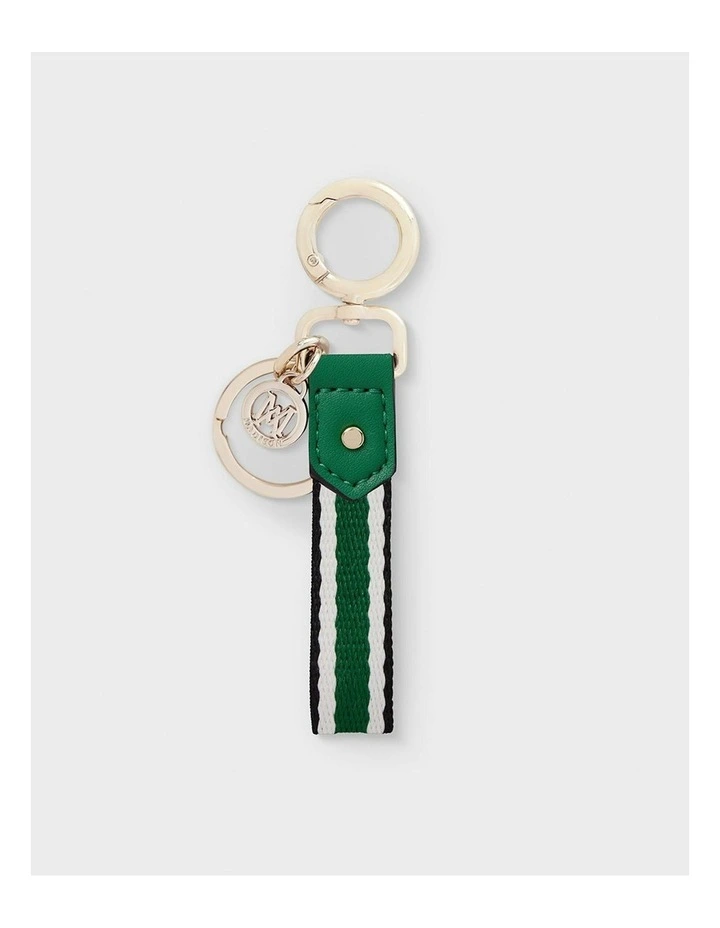Stripe Keychain & Cardholder Wallet Giftbox in Green image 3