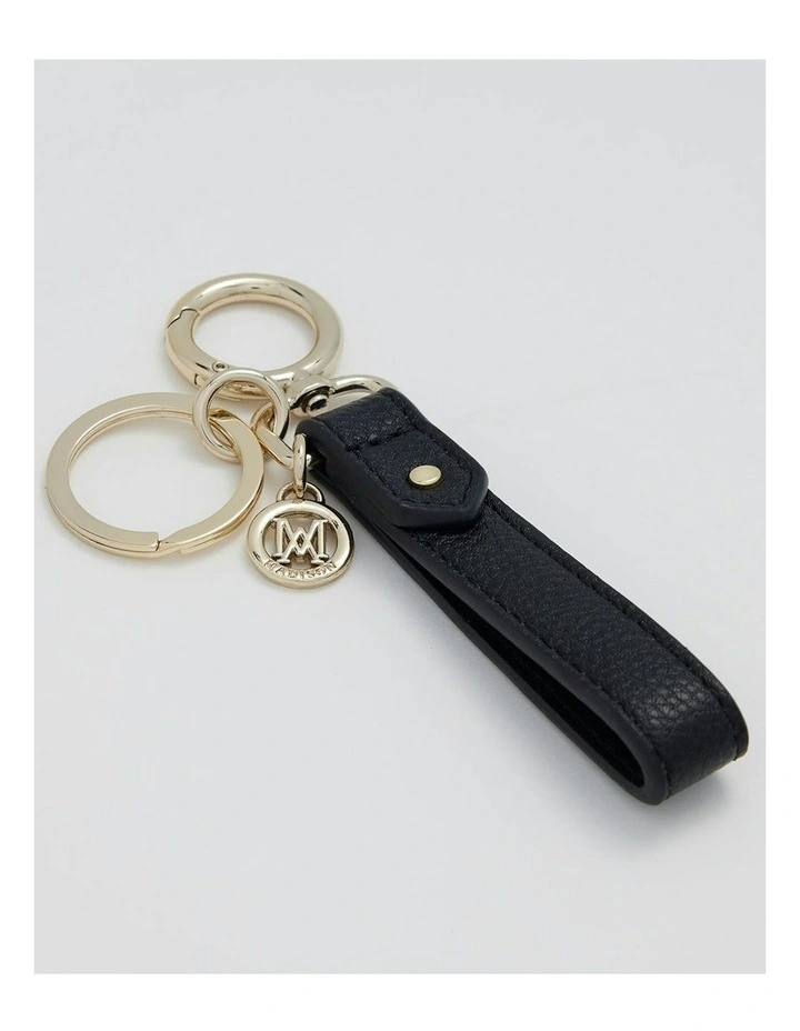 Keychain And Medium Wallet Giftbox in Black image 3