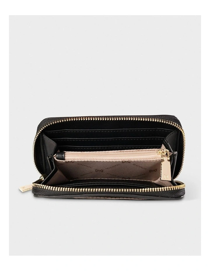 Keychain And Medium Wallet Giftbox in Black image 4