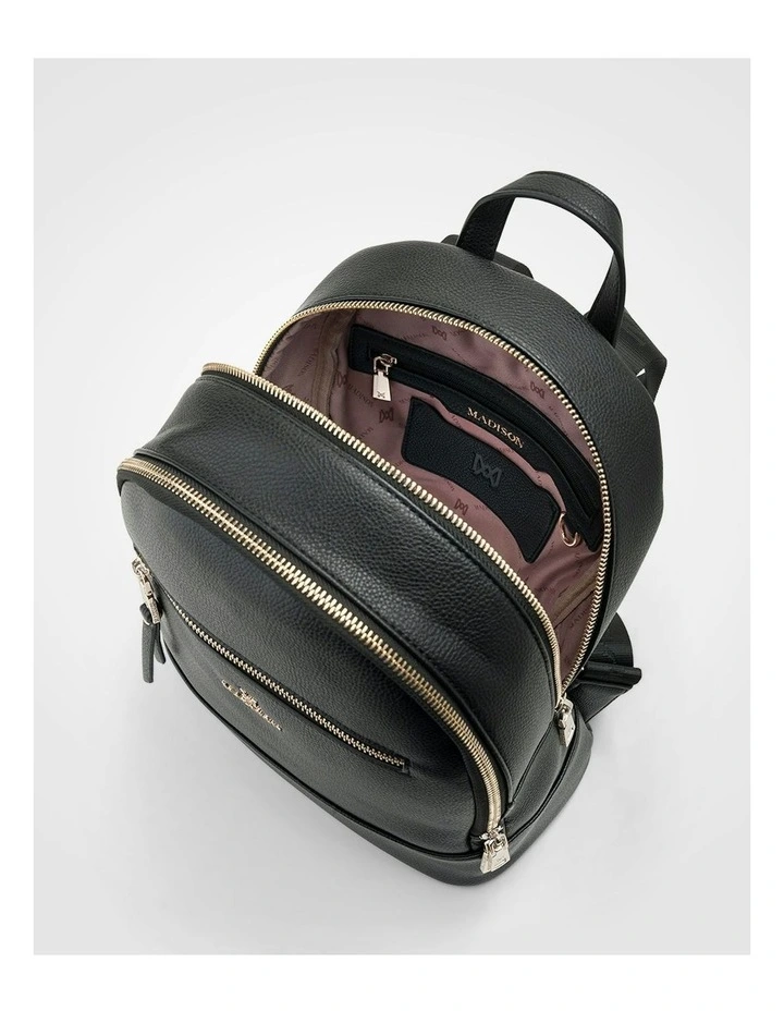 Libby Medium Backpack in Black image 5